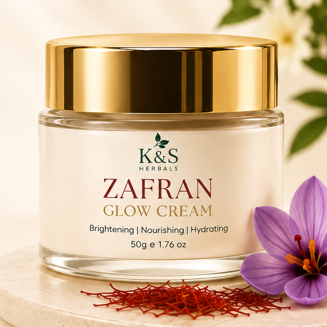 Herbals Zafran Glow Cream – Brightening & Nourishing Herbal Face Cream for Radiant Skin